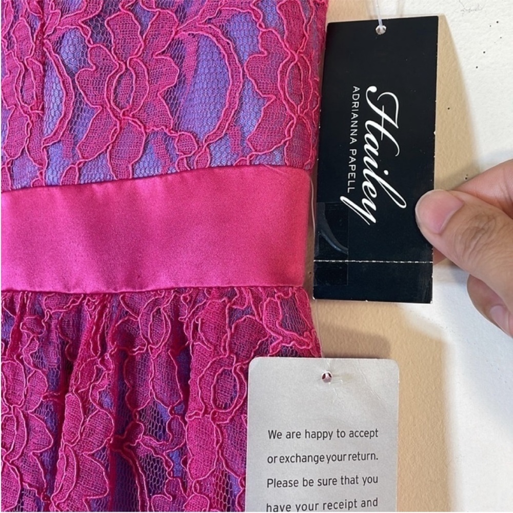 Adrianna Papell Hailey Floral Lace Fit & Flare Dress.4. NWT. $159! - Picture 2 of 13